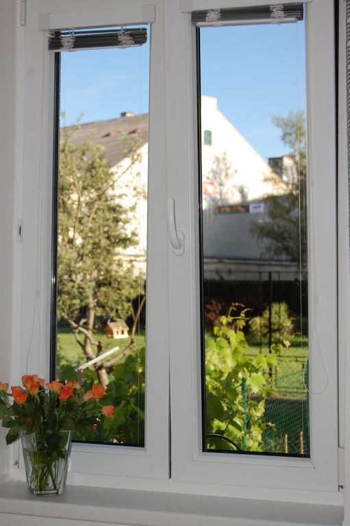 Apartment In A Red House With Garden Ceske Budejovice Bagian luar foto